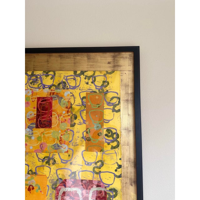 2000 - 2009 Original Gallery Contemporary Abstract Mixed Media Titled “Potion/Limes” by New York Artist, Peter Opheim (B. 1961) For Sale - Image 5 of 11