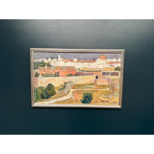 Einar Rosen, View of the City, 1950s, Oil on Panel, Framed For Sale - Image 17 of 18