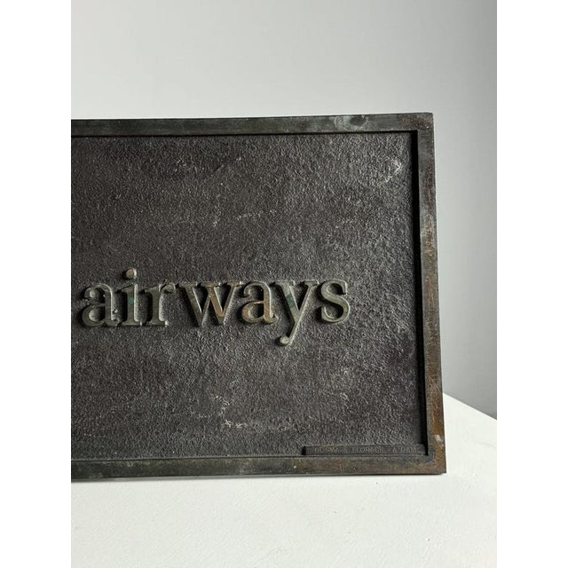 1970s Vintage British Airways Plaque, 1970s For Sale - Image 5 of 18