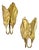 Brass Wall Lamps by Tommaso Barbi for G&G Studio, Italy, 1960s, Set of 2 For Sale