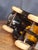 Rare 6" Deluxe Size Hubley Take-a-Part Roadster Yellow & Black Cast Iron 1933 For Sale - Image 14 of 18