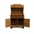 Mid 20th Century Ethan Allen Heirloom Nutmeg Maple 34" Shutter Door Server W. Open Hutch For Sale - Image 5 of 14