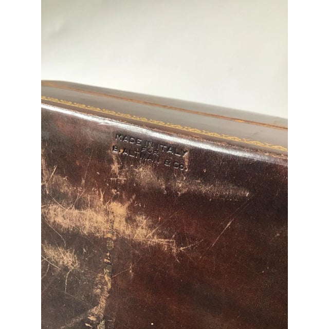 1960s Italian Leather Box For Sale - Image 11 of 12
