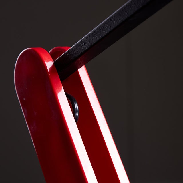 Metal Praxi Table Lamp by Bruno Umberto Gecchelin for Guzzini, 1982 For Sale - Image 7 of 13