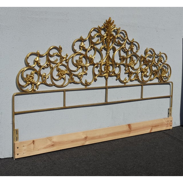 Gorgeous Headboard in Great Vintage Condition. Solid and Firm. Wear is usual for its age. Please study the photos and ask...