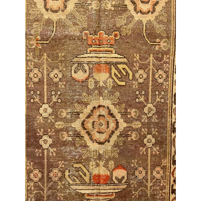 Antique Samarkand Rugs: The desert oasis of Khotan was an important stop on the Silk Road. The people of Khotan were...