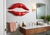 Red Large Modern 3-D Red Lips Wall Mount Handcrafted Original Design by Brian M Chalker for Remi Danielle Modern, 2026 For Sale - Image 8 of 12