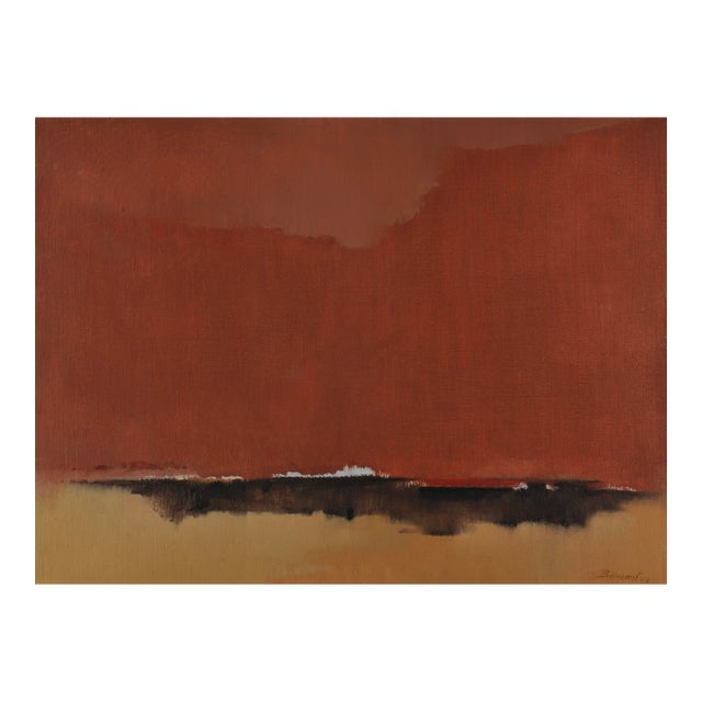 Original Southwestern Oil Painting-Signed-Baranet-1982 For Sale