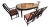 Century Furniture Raymond Sobota Signature Chin Hua Dining Room Table With Table Surface in Impeccable Condition With 8 Chairs For Sale