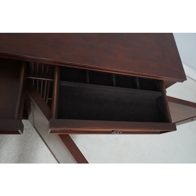 1990s Continental Factory Distressed Finish Sideboard For Sale - Image 5 of 18