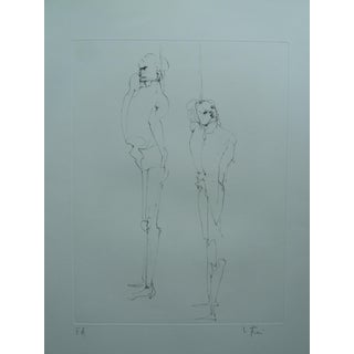 Léonor Fini, Deux pendus, Etching For Sale