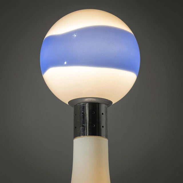 Blue Birillo Floor Lamp by Carlo Nason, Italy, 1960s For Sale - Image 8 of 11