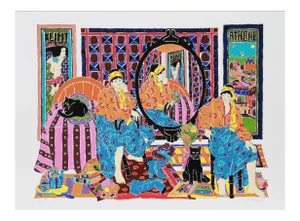 1970s Estelle Ginsburg - Klimt Serigraph