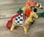 Vintage Hand-Crafted Stuffed Raj Cotton Embroidered Camel Toys/Ornaments Made in India For Sale - Image 9 of 10