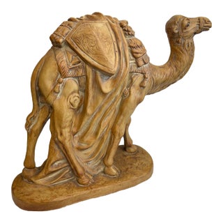Large 1930s Terra Cotta Figure of a Camel For Sale