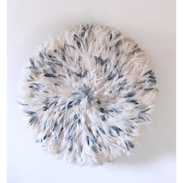 African Gray and White Juju Hat For Sale - Image 6 of 6