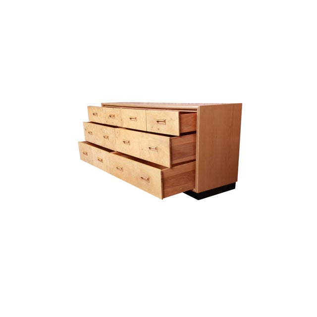 Vintage Henredon Burl Wood Dresser or Credenza Lowboy Chest of Drawers in Scene 2 Two Design For Sale In New York - Image 6 of 9