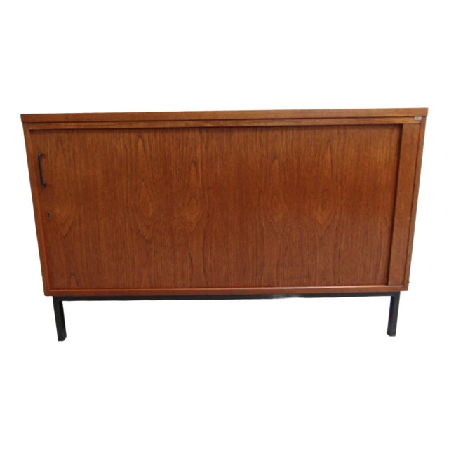 Vintage Filing Cabinet with Roller Shutter from Eeka, 1950s For Sale