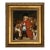 The New Whip Framed Reproduction Print on Canvas, 11x14", Wide Gold Frame For Sale