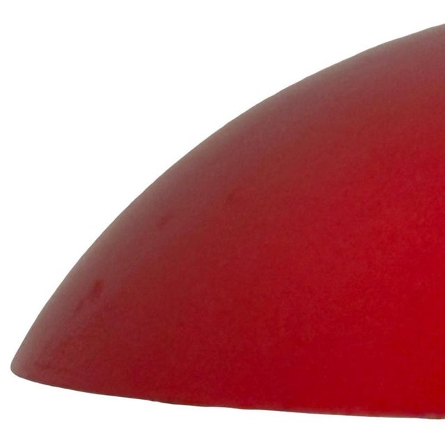 Metal Vintage Space Age Mushroom Lamp with Clamped on Shade, 1960s For Sale - Image 7 of 9