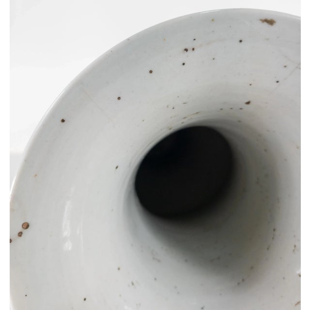 Antique Chinese Pale Celadon and Blue Yen Yen Vase For Sale - Image 9 of 13