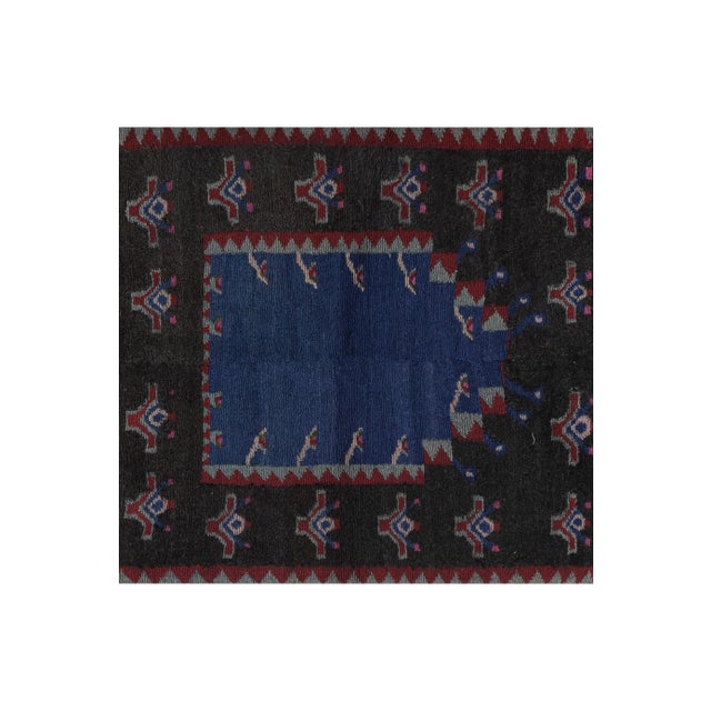 1960s Angora Wool Turkish Shaggy Rug 3'4'' X 4'7'' For Sale - Image 5 of 11