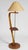 Boho Chic Vintage Bamboo Googie Style Floor Lamp For Sale - Image 3 of 7