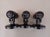Black Vintage Wall Sconces from Philips, Set of 3 For Sale - Image 8 of 8