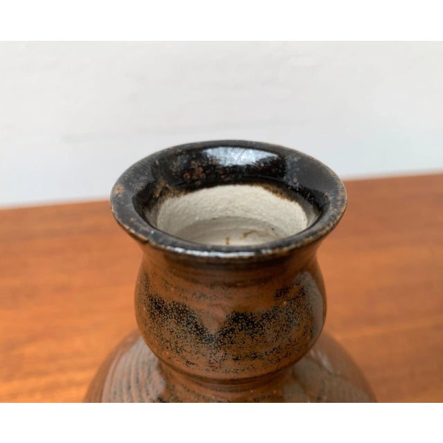 Mid-Century Danish Ceramic Bottle and Vase from Ebeltoft Pottery, Denmark, 1960s, Set of 2 For Sale - Image 11 of 16