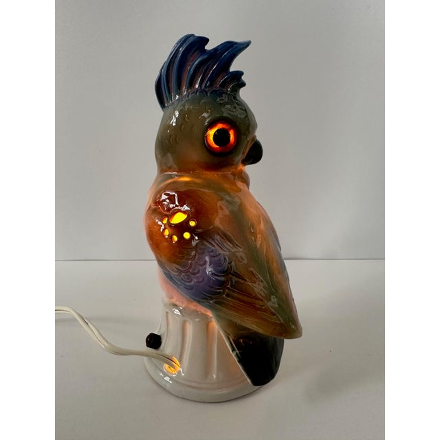 Original porcelain 'aerozone' lamp. Was used to rid a room of unpleasant odors such as smoke, etc. Collector's item. In...