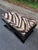 English Pair of Vintage X-Base Benches in Ralph Lauren Zebra Fabric For Sale - Image 3 of 9