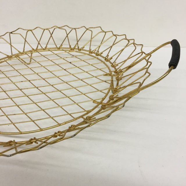 Vintage Brass Wire Pie Plate Holder Chairish