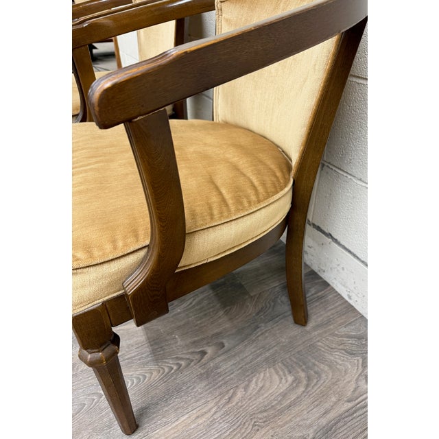 Vintage Shelby Williams Barrel Back Lounge Chairs Tub Chairs Armchairs - Pair For Sale - Image 12 of 15