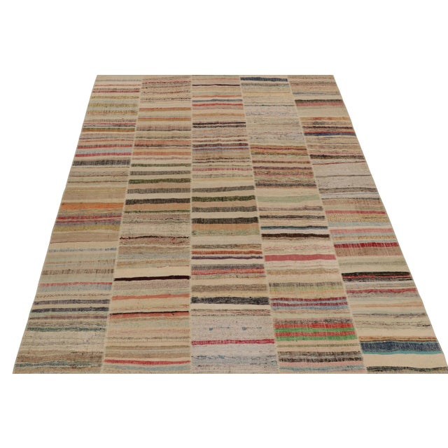 Rug & Kilim presents a contemporary 9x12 rug from their innovative new patchwork kilim collection. On the Design: This...