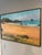 Vintage Large 37”x 25” Signed 1994 Plein Air Beach Landscape / Seascape, Oil on Canvas For Sale - Image 4 of 12