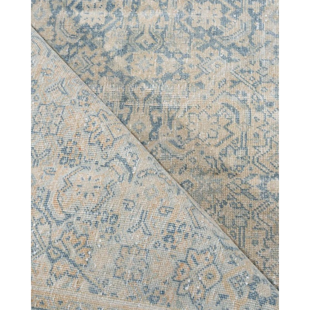 Tan Vintage Circa 1940 Lightly Distressed Tabriz Rug 7'7x10'8 For Sale - Image 8 of 12