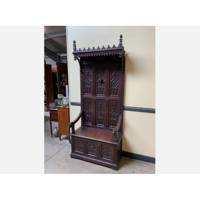 Age: circa 1880 Wood type: solid oak Condition: very good, meticulously maintained, fully restored original condition...