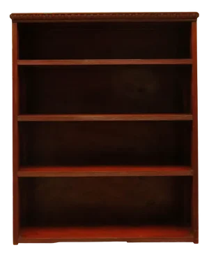 Rustic Red Pine Shelf Unit, 1890s