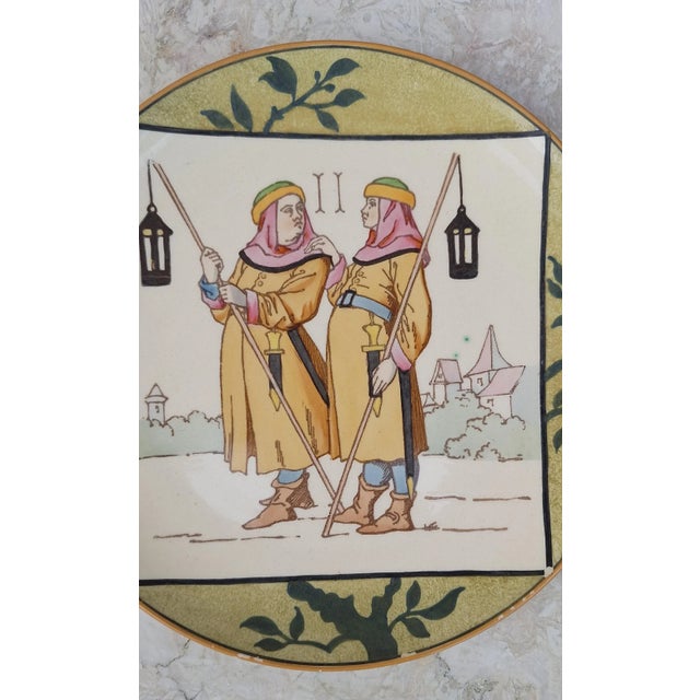 19th Century Antique Minton Maiolica Plate For Sale In Seattle - Image 6 of 10