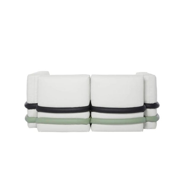 Two-Seater Pillow Sofa in Leather by Muller Van Severen for BD Barcelona For Sale - Image 4 of 15