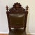 Rustic European An Antique High-Back Side Chair or Small Throne Chair, in a Spanish Renaissance, Jacobean, or Louis XIII Style From the 19th Century. For Sale - Image 3 of 12