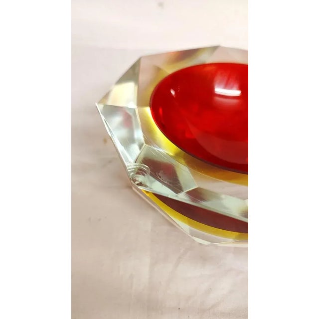 1980s Murano Crystal Bowl, Italy, 1980s For Sale - Image 5 of 8