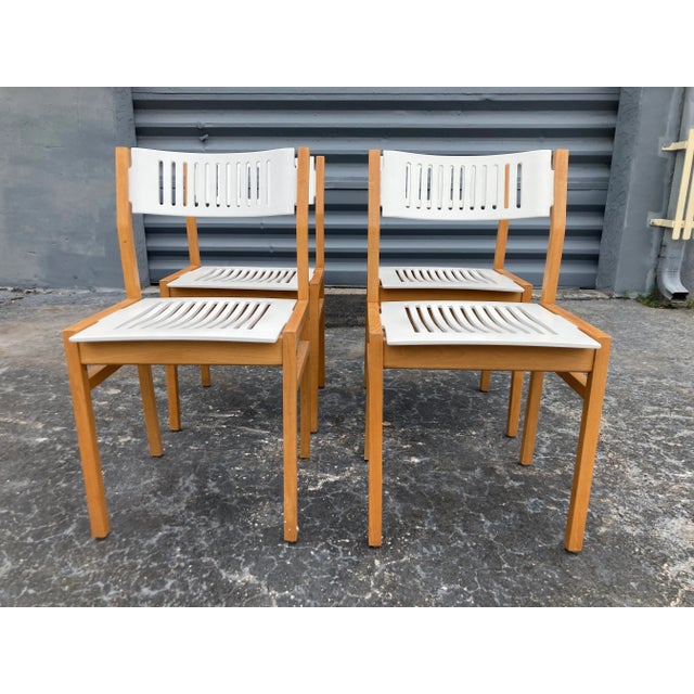 1970s 1970s Set of 4 Designer Dining Chairs, Bentwood For Sale - Image 5 of 12