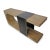 Retro Steel Tie Console Table For Sale - Image 4 of 7