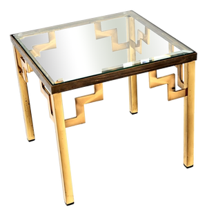 Vintage French Brass Side Table, 1960s