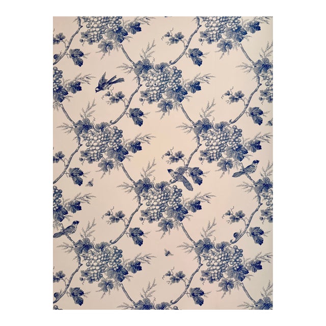 Rare Christian Dior Vintage Chinoiserie Wallpaper – Sealed Double Rolls – Pattern 542260 For Sale