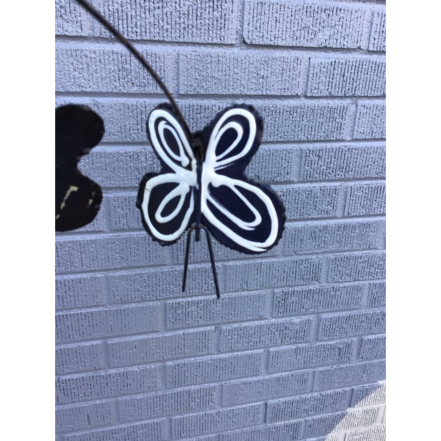 Curtis Jeré Trio of Enamel and Metal Butterflies, Mid-Century Modern - Set of 4 For Sale - Image 10 of 11