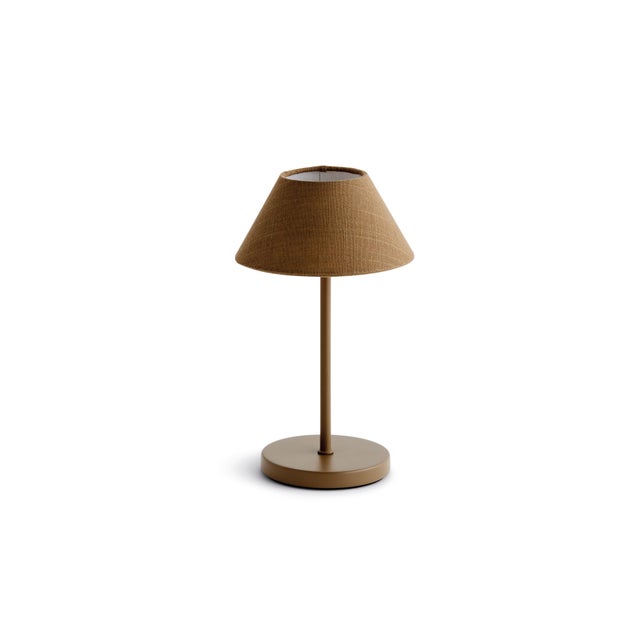 Metal Alluna Cordless Led Lamp 10" - Brown For Sale - Image 7 of 7