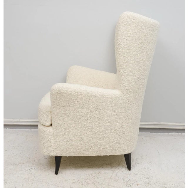 Antique White Pair of Italian Mid-Century Modern Lounge Chairs For Sale - Image 8 of 12