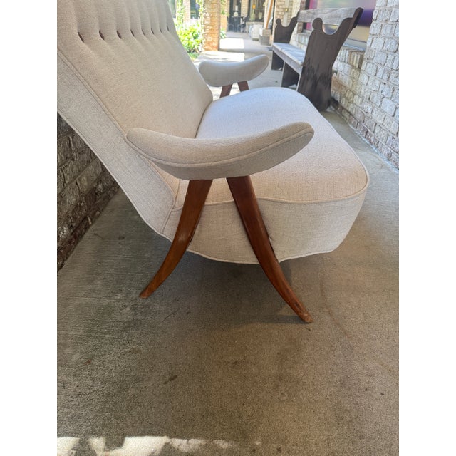 Wood Mid Century Modern Dutch Sofa by Theo Ruth For Sale - Image 7 of 12